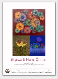 Vadstena Konstgalleri: Birgitta & Hans Öhman 2025 (24/5-8/6)